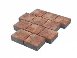  Тротуарная плитка Stellard Квадрат 200х200х60 мм Санрайз: внешний вид